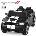 thumbnail image 1 of Dodge Electric Ride on Cars for Kids, 24V Licensed Dodge Durango Powered Ride on Toy with Parent Remote Control, Electric Car Vehicle for Boys 3-6 w/Music Player/LED Light/Safety Belt, Black, 1 of 12