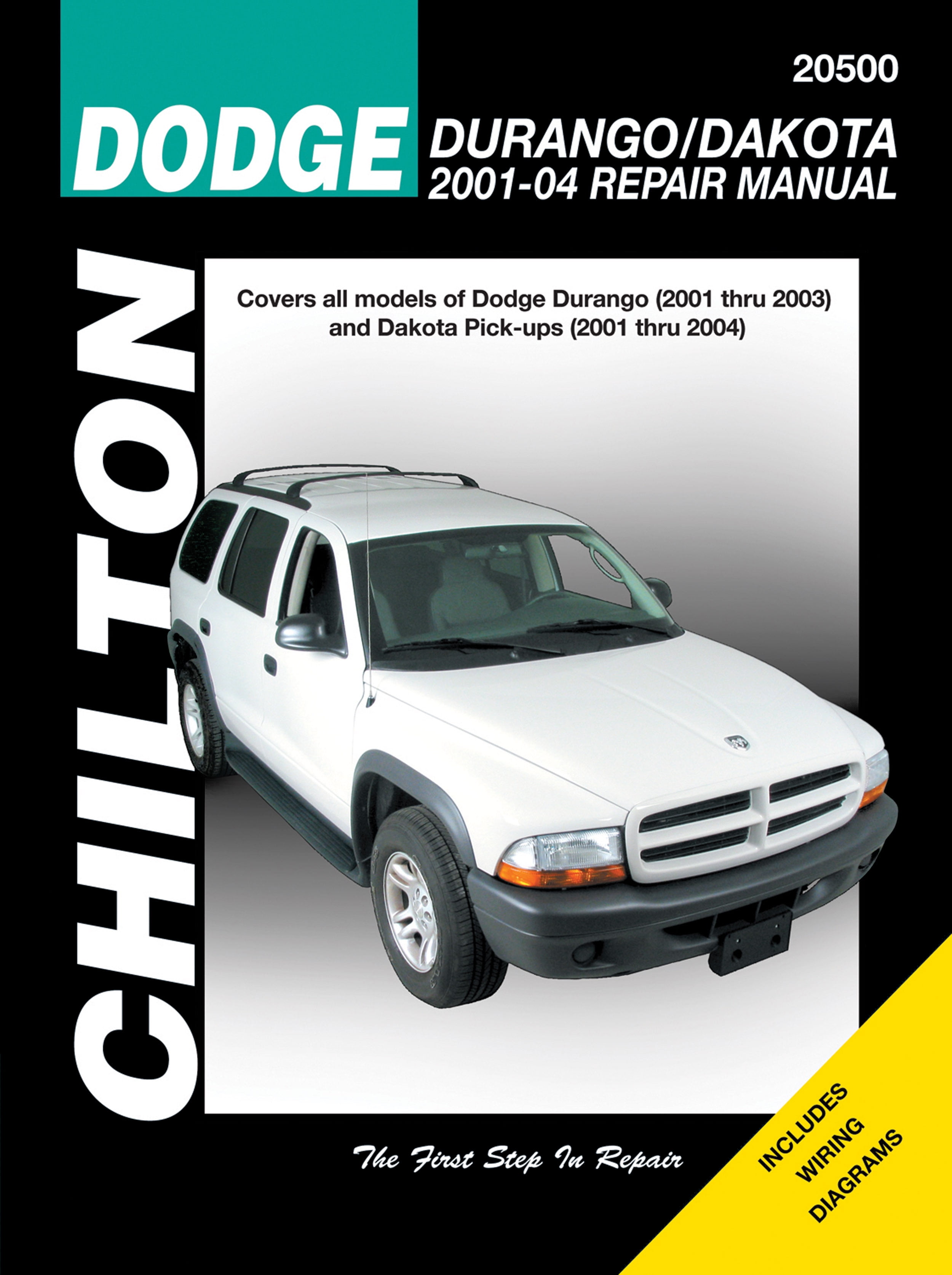 Dodge DurangoDakota (2001-04) for of Durango (2001-03) & Dakota Pick-Ups (2001-04) Chilton Repair Manual (USA) ^