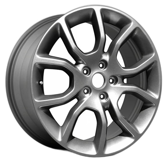 2016-2019 Dodge Durango 20" Hyper Silver OEM Factory Wheel Rim 5ZR77DD5AA