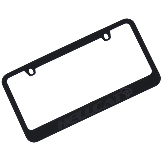 Dodge Hellcat License Plate Frame (Black)
