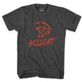 thumbnail image 1 of Dodge Hellcat Logo T-Shirt Charcoal, 1 of 1