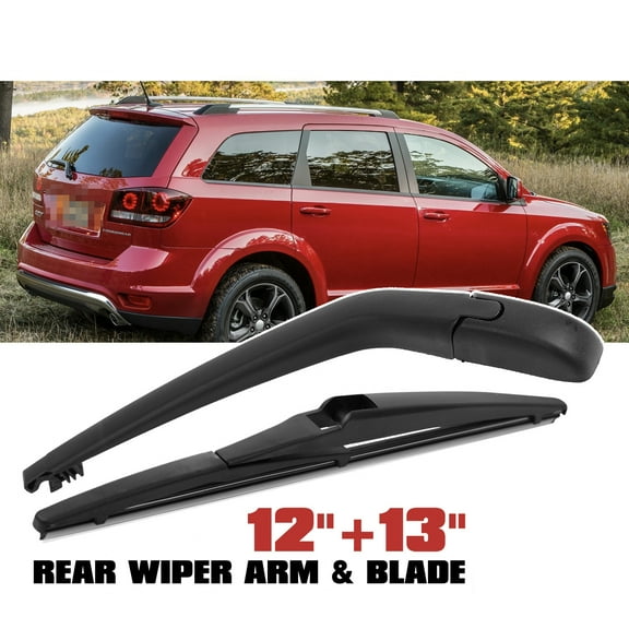 Dodge Journey 2009-2020 Rear Windshield Wiper Arm & Blade Set 12"+13"