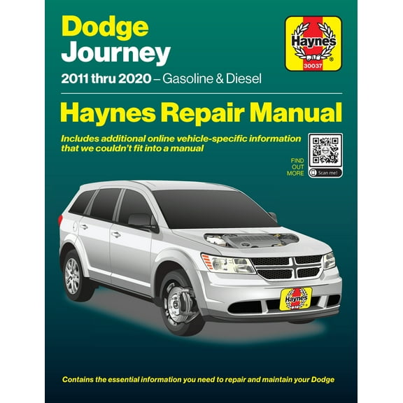 Dodge Journey 2011-2020 Haynes Repair Manual  Gasoline and Diesel Models (Printed in Full Color with Additional Online Vehicle-Specific Content)