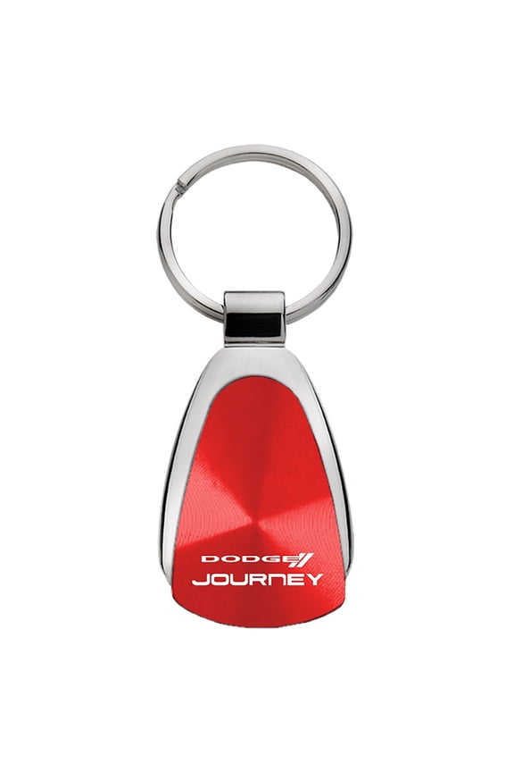 Dodge Journey Keychain & Keyring - Red Teardrop