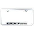 thumbnail image 1 of Dodge Laser Etched Logo Cut-Out License Plate Frame (Chrome), 1 of 3