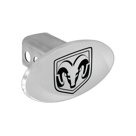 Dodge Logo Metal Trailer Hitch Cover Plug Emblem With Dodge Logo