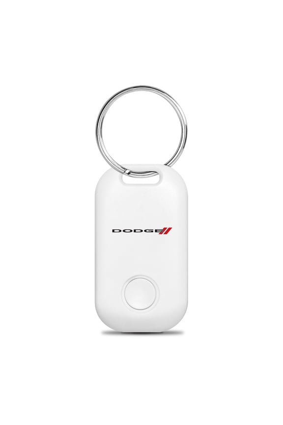 Dodge Logo White Bluetooth Wireless Key Finder Tracking Device Key Chain
