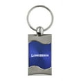 thumbnail image 1 of Dodge Longhorn Rectangular Wave Key Fob (Blue), 1 of 2