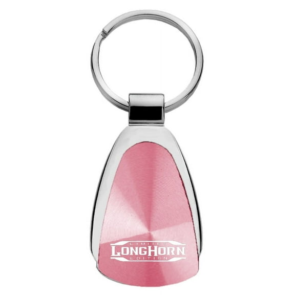 Dodge Longhorn Teardrop Key Chain (Pink)