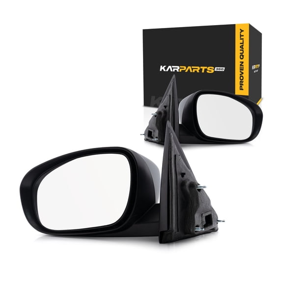 For Dodge Magnum 2005 06 07 2008 Door Mirror Driver and Passenger Side | Pair | Power | Non-Heated | Non-Folding | Textured | Replacement For 4806157AD, 4806156AD | CH1320294, CH1321294