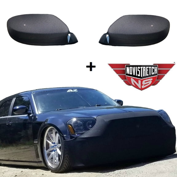 Dodge Magnum NoviStretch Front + Mirror Bra High Tech Stretch Mask Kit 05 thru 2008