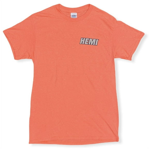 Dodge Mopar Hemi Men's American Garage Tee T-Shirt - Orange (Small)