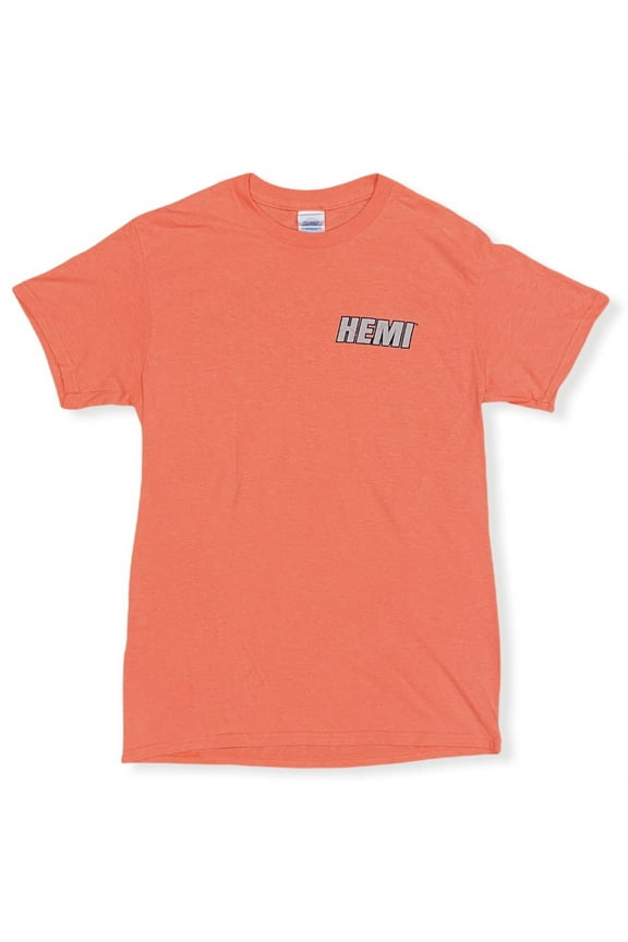 Dodge Mopar Hemi Men's American Garage Tee T-Shirt - Orange (Small)