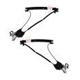 thumbnail image 1 of For Dodge Neon 2002 03 04 2005 Window Regulator Assembly Driver and Passenger Side | Pair | Front | Cable Type | Replacement For CH1350141, CH1351141 | 5015217AC, 5015216AC, 1 of 5
