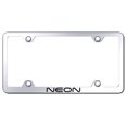 thumbnail image 1 of Dodge Neon Laser Etched Logo Wide Body License Plate Frame (Chrome), 1 of 3