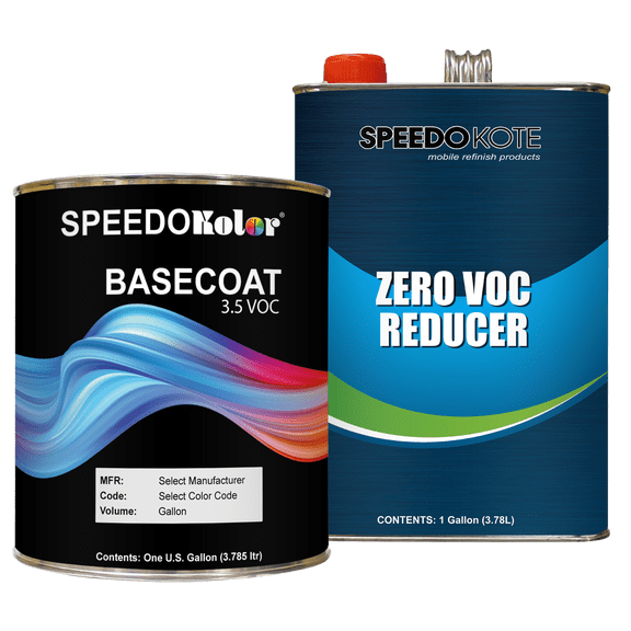 Dodge PJB Gold Rush Metallic Base Coat Gallon Kit with Reducer (Pick Speed)