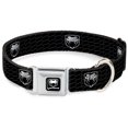 thumbnail image 1 of Dodge Pet Collar, Dog Collar Metal Seatbelt Buckle, Dodge Viper Repeat Text, 11 to 16.5 Inches 1.0 Inch Wide, 1 of 3