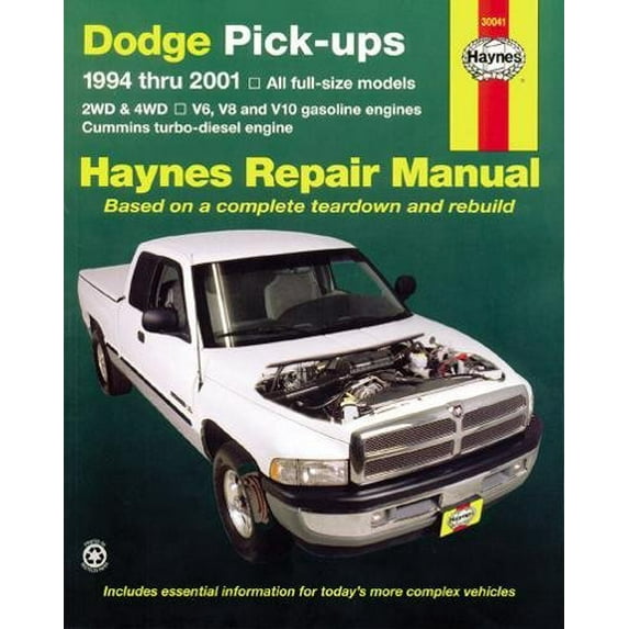 Pre-Owned Haynes Manuals: Dodge Full-Size Pickups, 1994-2001 (Paperback)