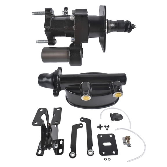 Dodge Plymouth Hydro Brake Booster Master Cylinder Kit - OEM 02095720 - 1962-1976 Models - Includes Bracket & Hoses - Engine System Replacement