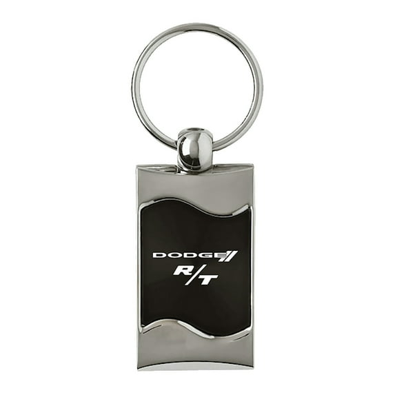 Dodge R/T Keychain & Keyring - Black Wave