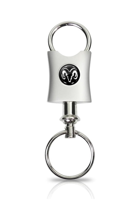 RAM Logo Contoured Metal Valet Key Chain