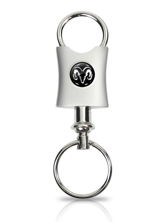 RAM Logo Contoured Metal Valet Key Chain