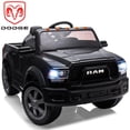 thumbnail image 1 of Dodge RAM 2500 Ride On Car for Kids, 12V Powered Ride on Toy with Remote Control, Rear Wheel Suspension, 5 Point Safety Harness, Bluetooth, LED Lights, Electric Vehicles for 3-5 Year, 1 of 12