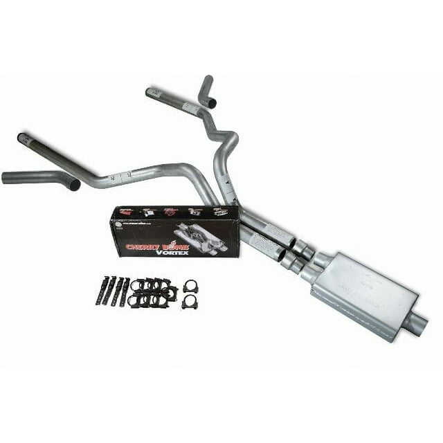 Dodge Ram 1500 0918 3" Dual Exhaust Kits Cherry Bomb Vortex Corner