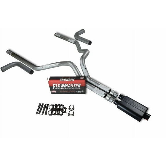 Dodge Ram 1500 09-18 3" Dual Exhaust Kits Flowmaster 40 Series Side Exit