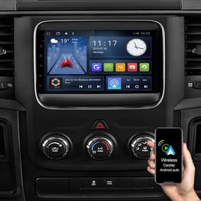 for Dodge Ram 1500 2500 3500 2013-2018 Radio Android 13 Stereo Navigation Replacement 7 inch Touch Screen 2GB RAM 32GB ROM Wireless Carplay Android Auto