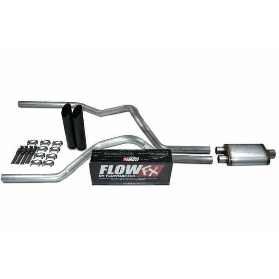 Dodge Ram 1500 Truck 09-18 2.5" Dual Exhaust Kits Flowmaster Flow FX Black Tip