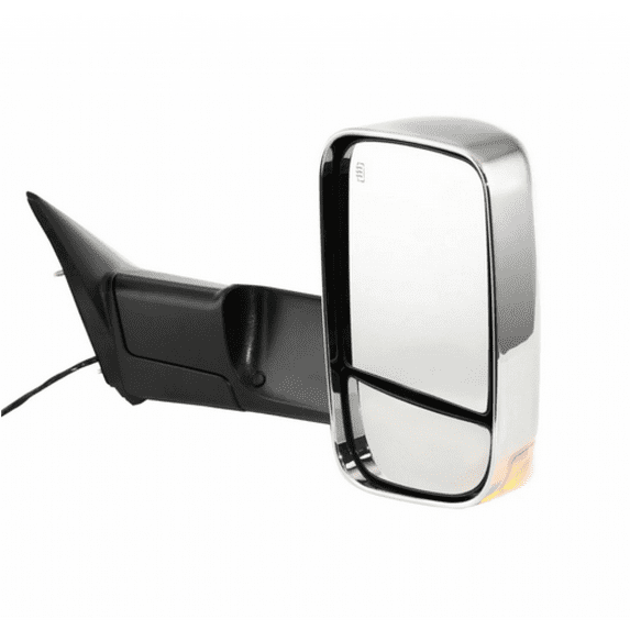 For Dodge Ram 3500 2010 Door Mirror Passenger Side | Power | Heated | w/ Signal Puddle Memory Towing Package | Chrome | Replacement For 68033734AD | CH1321320