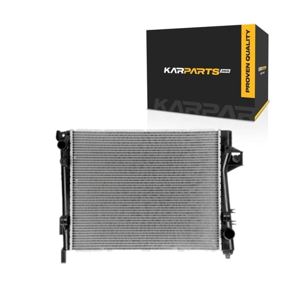 For Dodge Ram 3500 Van/Ram 2500 Van 2002 2003 2004 Radiator | Plastic And Aluminum | 3.7 Liter V6 | 4.7 Liter V8 | Without Filler Neck | Replacement For 40876425125, 615343657615, 671607747621