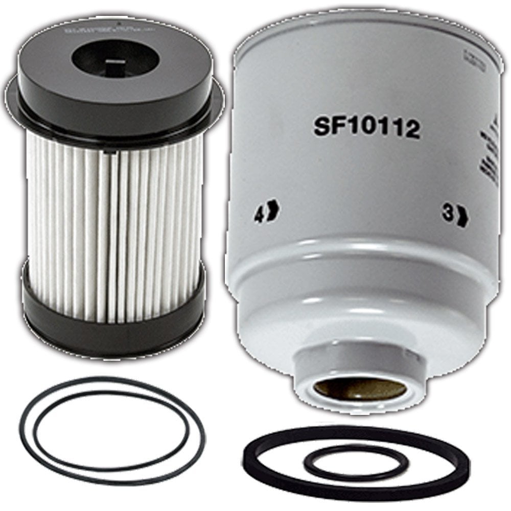 Dodge Ram 6.7 Liter Diesel Fuel Filter Water Separator Set - Wix Filters Bundle WF10112 and WF10255NP