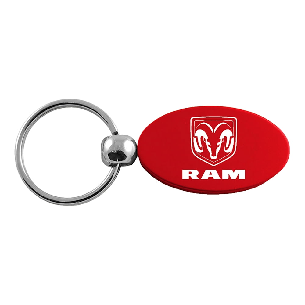 Dodge Ram Keychain & Keyring - Red Oval - Walmart.com