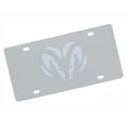 thumbnail image 1 of Dodge Ram Logo License Plate (Chrome), 1 of 3