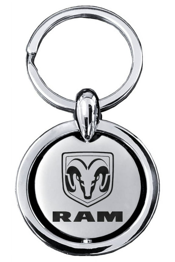 Dodge Ram Revolver Key Chain (Silver)