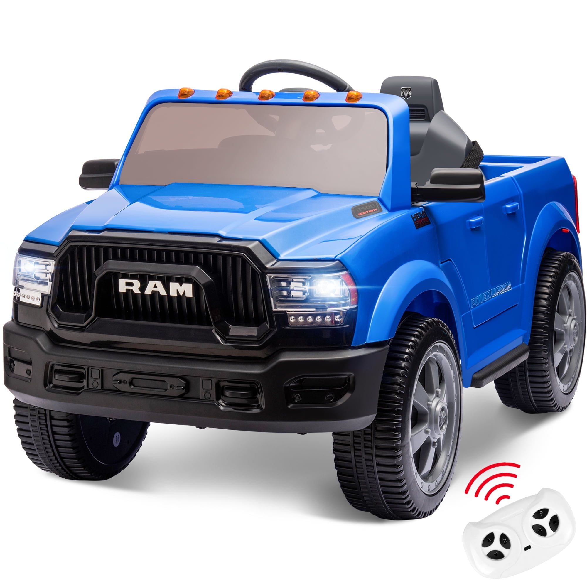 Dodge Ride on Cars, 12V Licensed Powered Dodge Ram Ride On Truck Toy