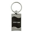 thumbnail image 1 of Dodge SRT-8 Rectangular Wave Key Ring (Black), 1 of 2