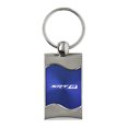 thumbnail image 1 of Dodge SRT-8 Rectangular Wave Key Ring (Blue), 1 of 2