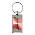 thumbnail image 1 of Dodge SRT-8 Rectangular Wave Key Ring (Pink), 1 of 2