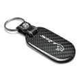 thumbnail image 1 of Dodge SRT Hellcat 100% Real Carbon Fiber 3 mm Thick Tag Style Key Chain Keychain, 1 of 6