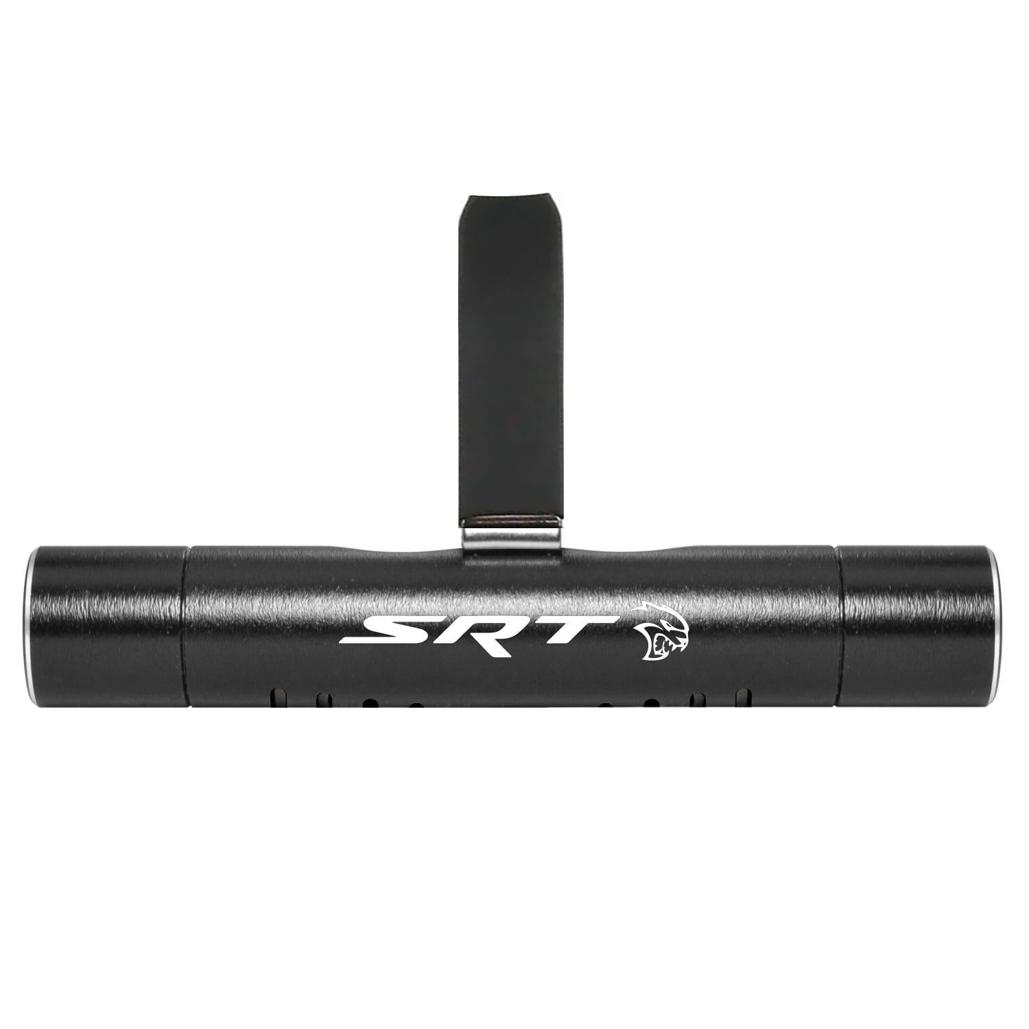 Dodge SRT Hellcat Car AC Vent Air Freshener Black Clip with adjustable window and 10 Refill Sticks