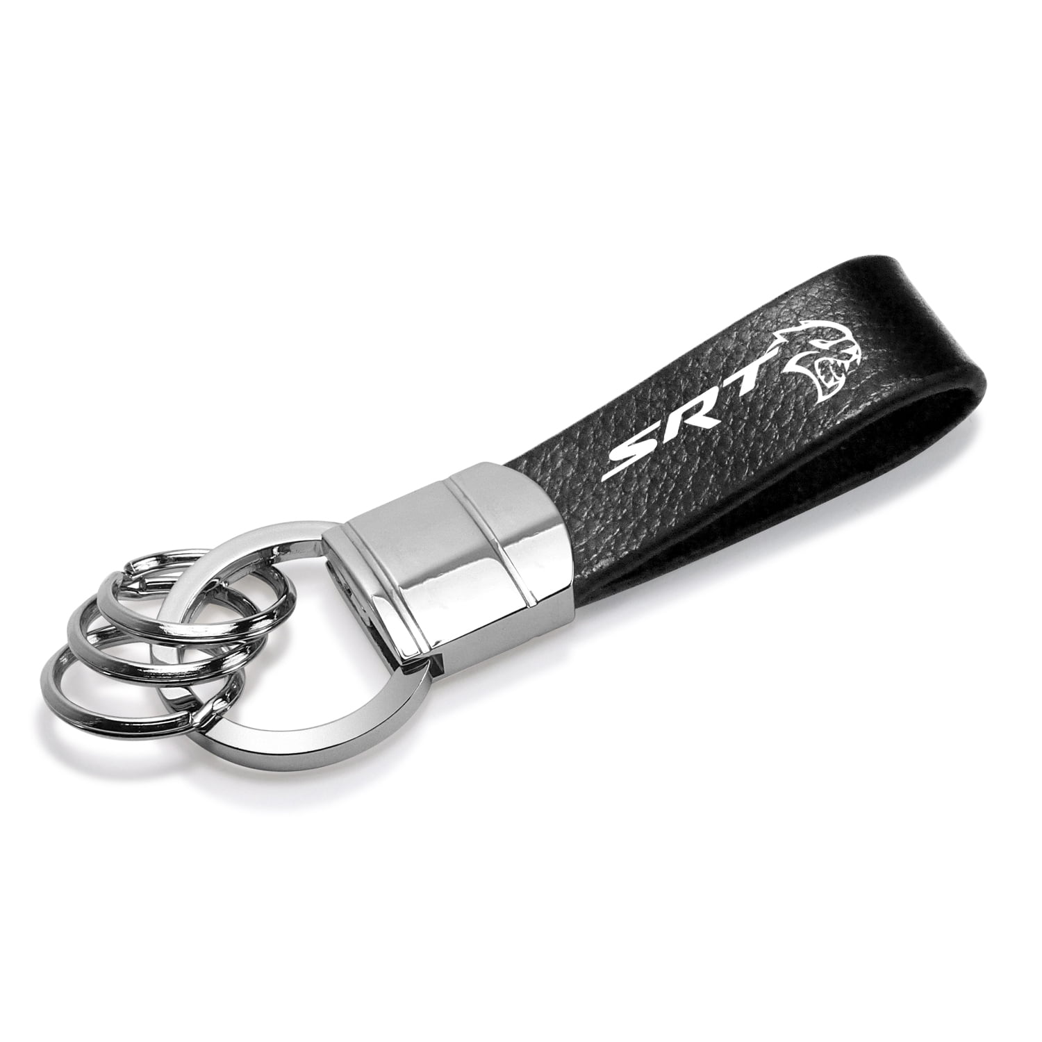 Dodge SRT Hellcat Challenger Genuine Black Leather Strap Dodge SRT Hellcat Challenger Genuine Black Leather Strap