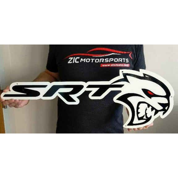 Dodge SRT Hellcat Red Eye Black Steel Sign