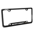 thumbnail image 1 of Dodge Scat-Pack Full Color Black Real Carbon Fiber 50 States License Plate Frame, 1 of 7