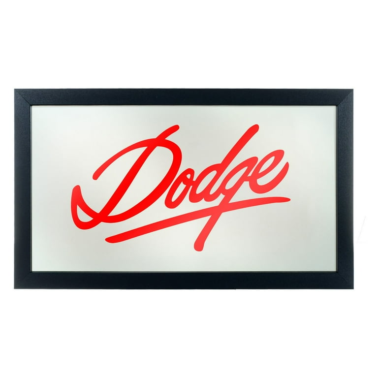 DODGE 壁掛けミラー　パブミラー　ヴィンテージ　ダッヂ DODGE 壁掛けミラーパブミラーヴィンテージダッヂ