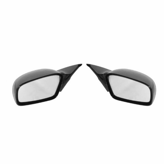 For Dodge Stratus 2000-2005 Door Mirror Driver Side and Passenger Side | Pair | Power | Non-Heated | Gloss Black | Non-Folding | Coupe | MI1320120, MI1321120 | MR611882, MR611890