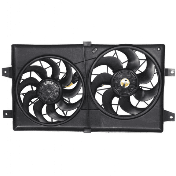 For Dodge Stratus Sedan A/C Radiator Fan Assembly 2001 2002 2003 2004 2005 2006 4/6 Cylinder For CH3115122 | M:5019290AA+B:R:9BLADE ad/L:7BLADE 5019291A