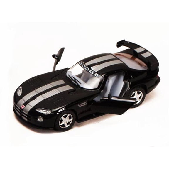 Dodge Viper GTS-R, Black - Kinsmart 5039D - 1/36 scale Diecast Model Toy Car (Brand New, but NOT IN BOX)